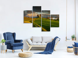 modern-4-piece-canvas-print-evening-light-ii