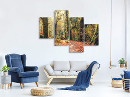 modern-4-piece-canvas-print-fairies-forest