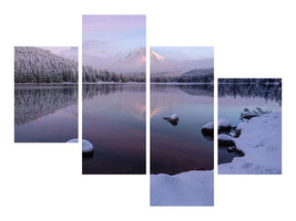 modern-4-piece-canvas-print-first-snow-meet-first-light-ii