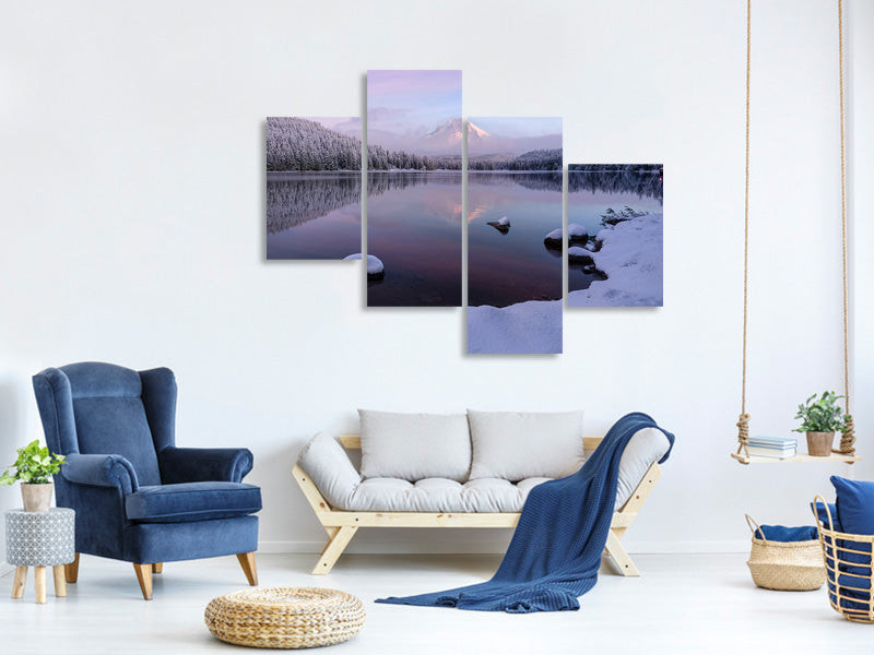 modern-4-piece-canvas-print-first-snow-meet-first-light-ii