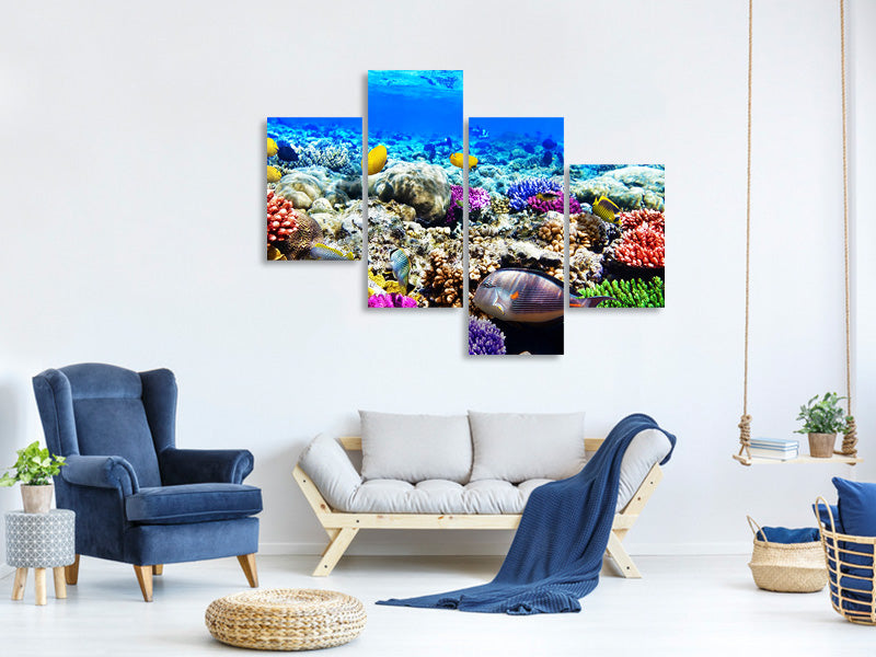 modern-4-piece-canvas-print-fish-aquarium