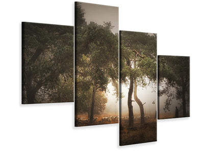 modern-4-piece-canvas-print-foggy-memory-of-the-past-iii