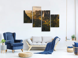 modern-4-piece-canvas-print-forest-whispers