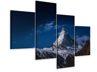 modern-4-piece-canvas-print-full-moon-at-matterhorn