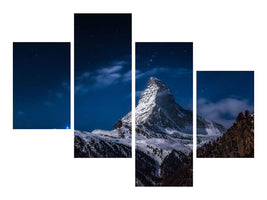 modern-4-piece-canvas-print-full-moon-at-matterhorn