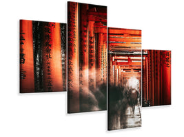 modern-4-piece-canvas-print-fushimi-inari-shrine