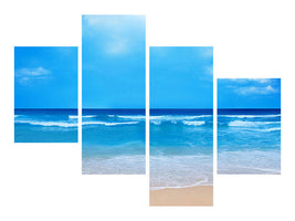 modern-4-piece-canvas-print-gentle-beach-waves