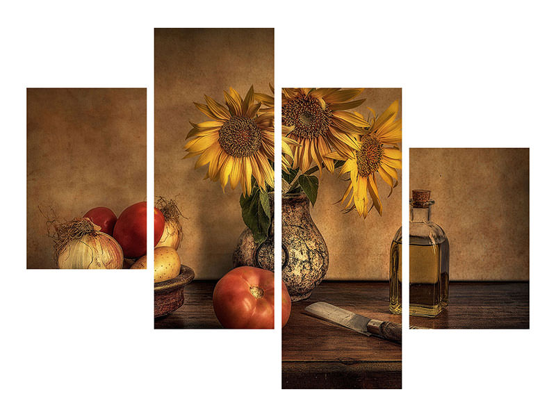 modern-4-piece-canvas-print-girasoles-en-la-cocina