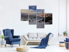 modern-4-piece-canvas-print-golden-gate-bridge-p