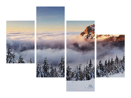 modern-4-piece-canvas-print-golden-peak