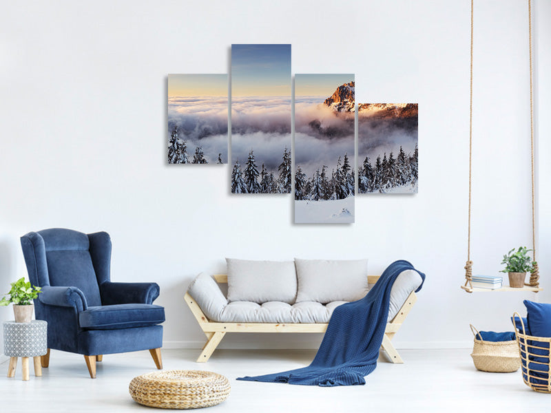 modern-4-piece-canvas-print-golden-peak