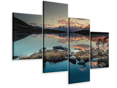 modern-4-piece-canvas-print-gongga-twilight