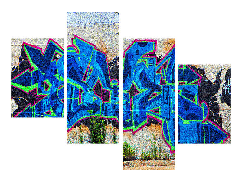 modern-4-piece-canvas-print-graffiti-nyc