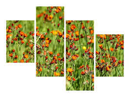 modern-4-piece-canvas-print-hawkweeds