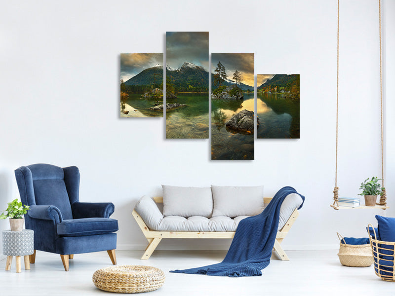 modern-4-piece-canvas-print-hintersee