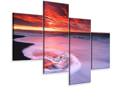 modern-4-piece-canvas-print-ice-and-fire