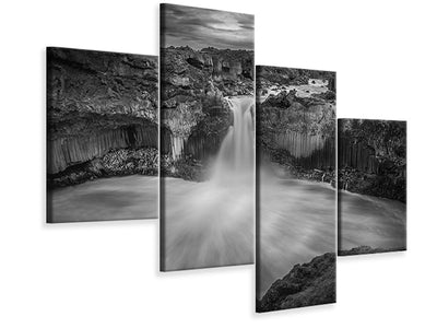 modern-4-piece-canvas-print-icelandic-shadow-play