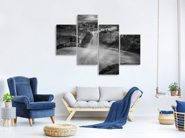 modern-4-piece-canvas-print-icelandic-shadow-play