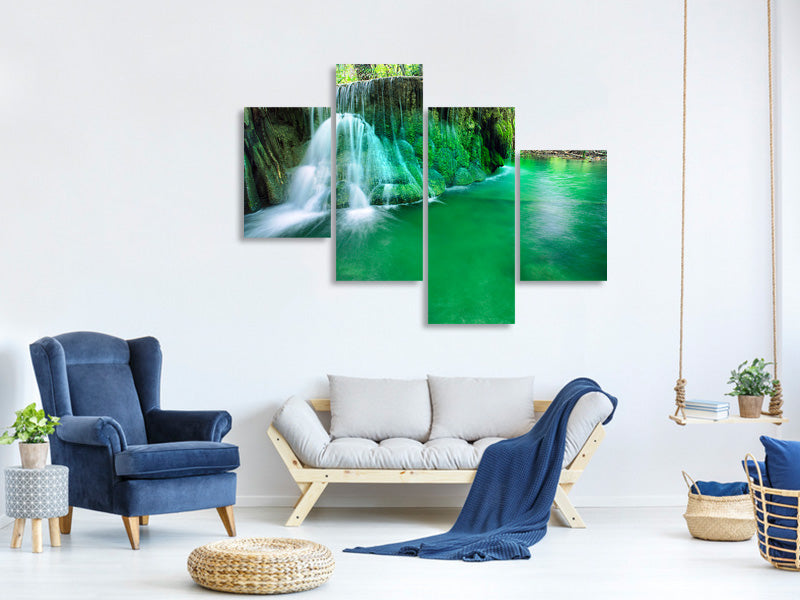 modern-4-piece-canvas-print-in-paradise
