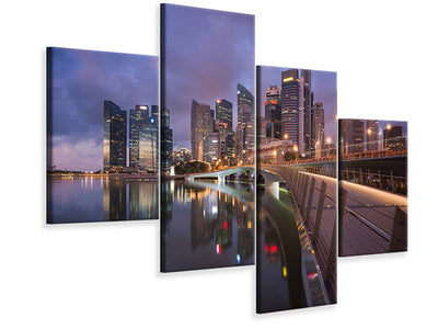 modern-4-piece-canvas-print-jubilee-bridge