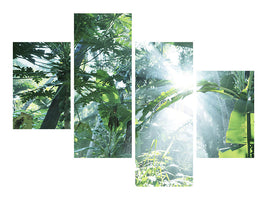 modern-4-piece-canvas-print-jungle-star