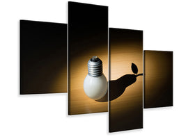 modern-4-piece-canvas-print-lamp