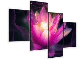 modern-4-piece-canvas-print-lily-in-the-light-play