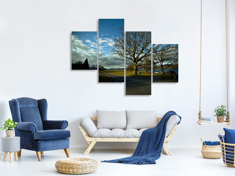 modern-4-piece-canvas-print-loch-lomond