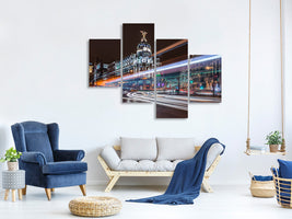 modern-4-piece-canvas-print-madrid-traffic