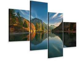 modern-4-piece-canvas-print-magic-lake