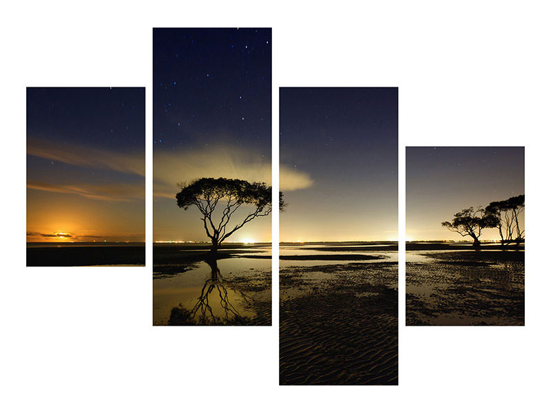 modern-4-piece-canvas-print-moonrise