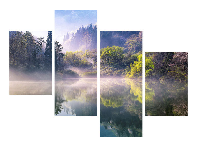 modern-4-piece-canvas-print-morning-calm