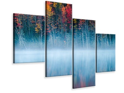 modern-4-piece-canvas-print-morning-reflection