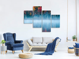 modern-4-piece-canvas-print-morning-reflection