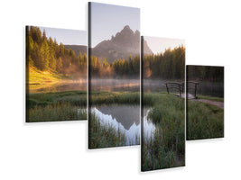 modern-4-piece-canvas-print-morning-silence-ii