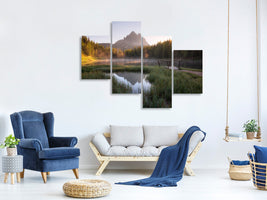 modern-4-piece-canvas-print-morning-silence-ii