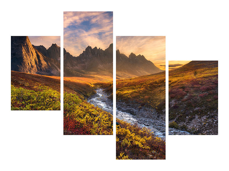 modern-4-piece-canvas-print-mountain-paradise