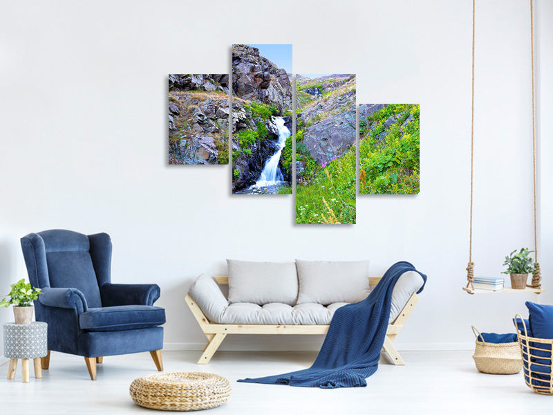 modern-4-piece-canvas-print-mountain-river