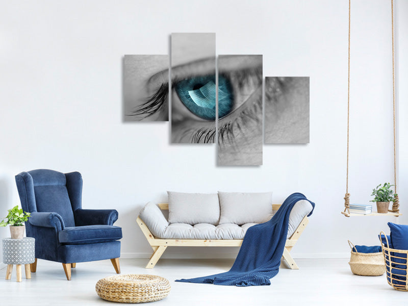 modern-4-piece-canvas-print-music-in-her-eyes