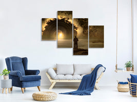 modern-4-piece-canvas-print-mystic-mood-in-solitude