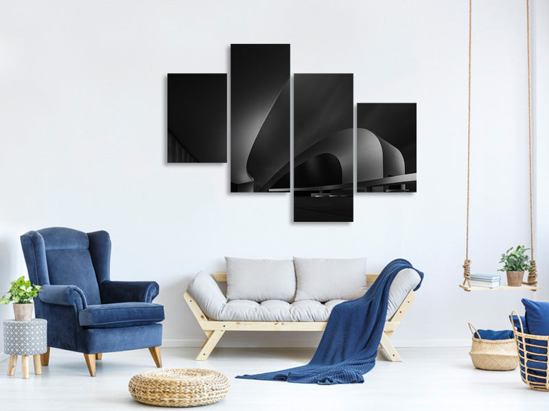 modern-4-piece-canvas-print-niemeyer-space