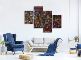 modern-4-piece-canvas-print-night-life