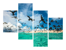 modern-4-piece-canvas-print-ocean-bird