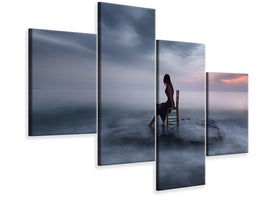 modern-4-piece-canvas-print-of-tide-and-nightfall