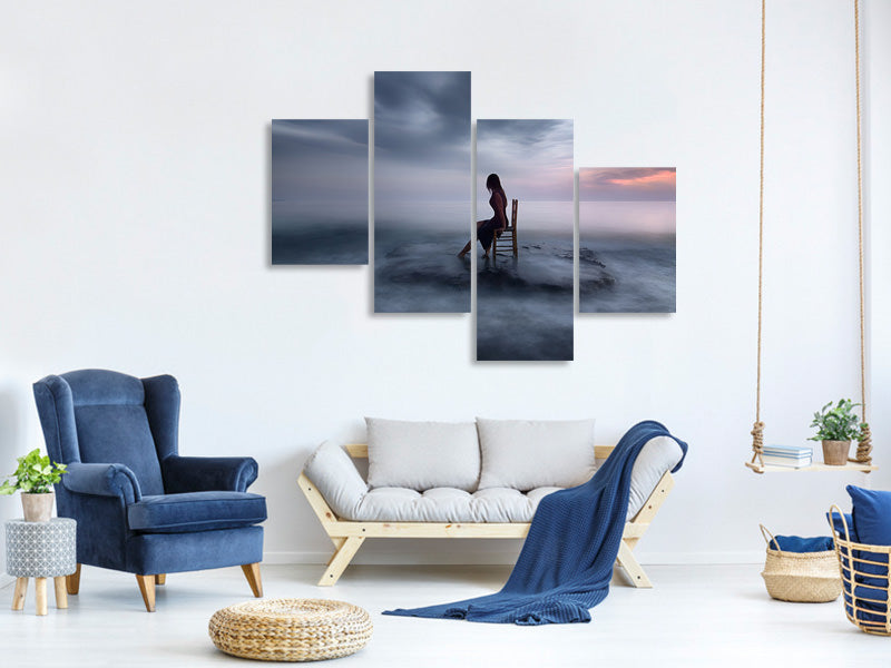 modern-4-piece-canvas-print-of-tide-and-nightfall