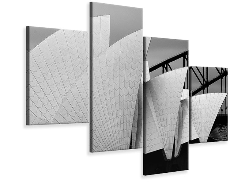 modern-4-piece-canvas-print-opera-house-sydney