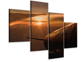 modern-4-piece-canvas-print-out-of-the-flight