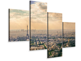 modern-4-piece-canvas-print-paris-france