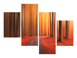 modern-4-piece-canvas-print-path-to-unknown