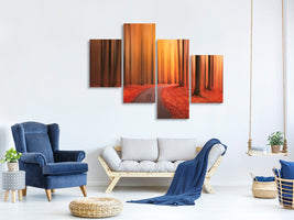 modern-4-piece-canvas-print-path-to-unknown